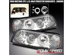  Angel Eyes + LED ()  Ford Mustang 87-93 ()