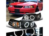  Angel Eyes + LED ()  Ford Mustang 99-04 ()